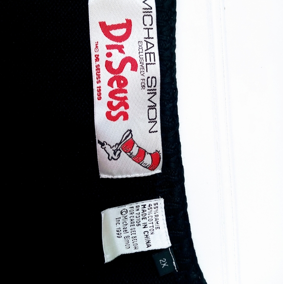 Vintage Michael Simon Dr. Seuss Cardigan Sweater 1999 - Picture 4 of 12